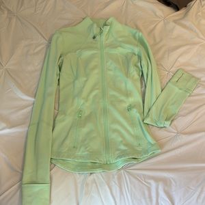 Teal lululemon zip up